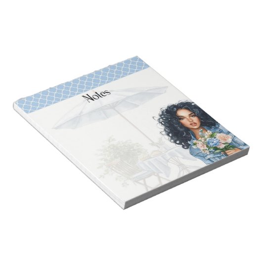 Blue Hour Blooms: Sammlung von Soft & Serene Notes Notizblock (angewinkelt)