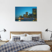 Blue Hour in the City Leinwanddruck (Insitu (Schlafzimmer))