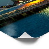 Blue Hour in the City Poster (Ecke)