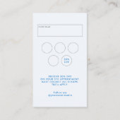 Blue House Clearing Services QR Code Loyalty & Visitenkarte (Rückseite)