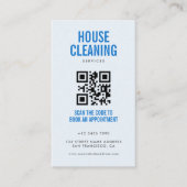 Blue House Clearing Services QR Code Loyalty & Visitenkarte (Vorderseite)
