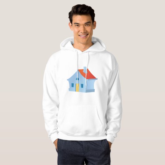 Blue House Hoodie (Vorne ganz)