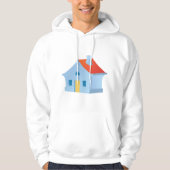 Blue House Hoodie (Vorderseite)