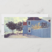 Blue House in Zaandam von Claude Monet (Vorderseite)