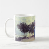 Blue House in Zaandam von Claude Monet Kaffeetasse (Links)