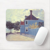 Blue House in Zaandam von Claude Monet Mousepad (Mit Mouse)