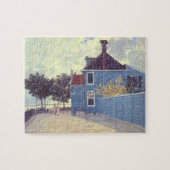 Blue House in Zaandam von Claude Monet Puzzle (Horizontal)