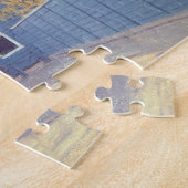 Blue House in Zaandam von Claude Monet Puzzle (Seite)