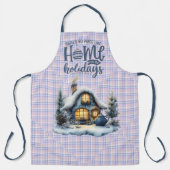 Blue House No Place Like Home  Schürze (Vorderseite)