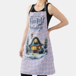 Blue House No Place Like Home  Schürze