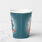 Blue House Reinigungsservice Förderung Pappbecher (Rechts)