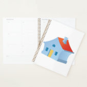Blue House Spiral Planner Planer (Anzeige)
