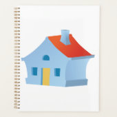 Blue House Spiral Planner Planer (Vorderseite)