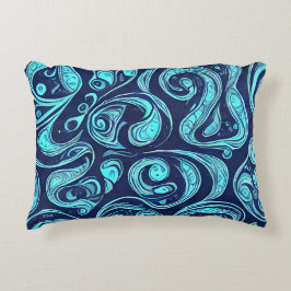 Blue Hues Accent Pillow Dekokissen
