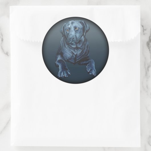 Blue Hund Art Stickers (Tasche)