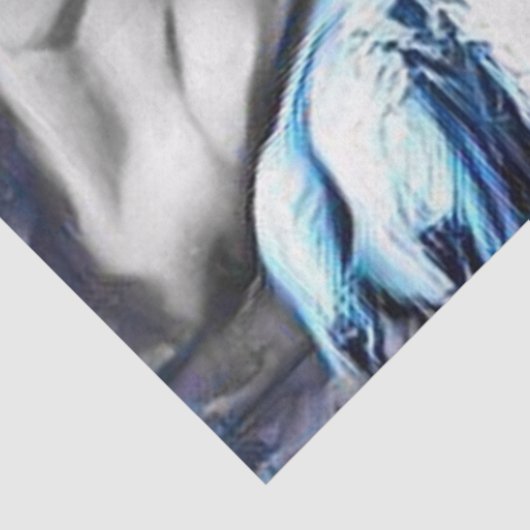 BLUE-Hund Seidenpapier (Ausschnitt)