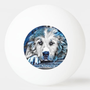 BLUE-Hund Tischtennisball
