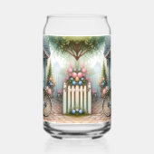 Blue Hütte Bike mit Spring Blume Basket Dosenglas (Rechts)