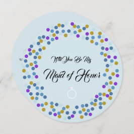 Blue Hütte Rose Hochzeitssuite ist meine Brautjung Einladung