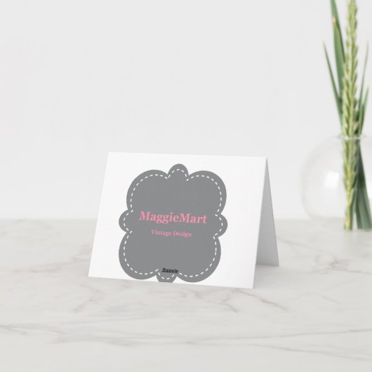 Blue Hyacinth Feiertagskarte (Rückseite)