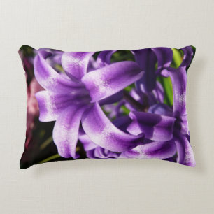 Blue Hyacinth I Spring Floral Dekokissen