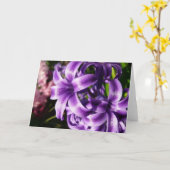 Blue Hyacinth I Spring Floral Karte (Gelbe Blume)
