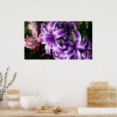 Blue Hyacinth I Spring Floral Poster (Küche)