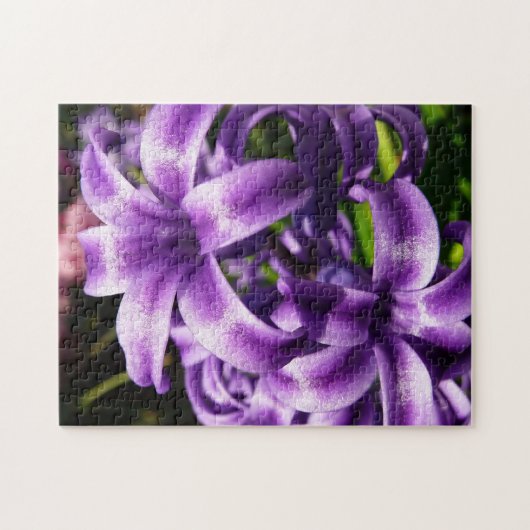 Blue Hyacinth I Spring Floral Puzzle (Horizontal)