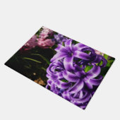 Blue Hyacinth II Spring Floral Fußmatte (Schrägansicht)