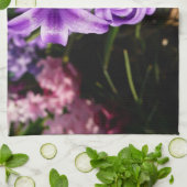 Blue Hyacinth II Spring Floral Handtuch (Gefaltet)