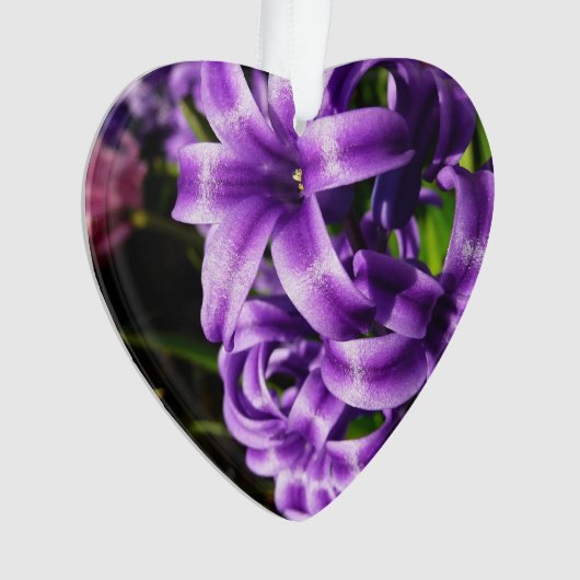Blue Hyacinth II Spring Floral Ornament (Vorderseite)