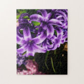 Blue Hyacinth II Spring Floral Puzzle (Vertikal)