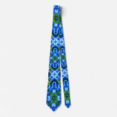 Blue Hyacinth Pattern Krawatte (Vorderseite)