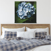 Blue Hydrangea 8515 Wrapped Canvas Leinwanddruck (Insitu (Schlafzimmer))