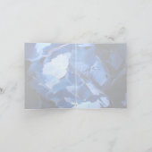 Blue Hydrangea - Anmerkung Karte (Innenseite)