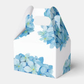 Blue Hydrangea Anspruchsvolle Hochzeit Geschenkschachtel (Rückseite)