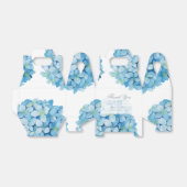 Blue Hydrangea Anspruchsvolle Hochzeit Geschenkschachtel (Ungefaltet)
