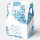 Blue Hydrangea Anspruchsvolle Hochzeit Geschenkschachtel (Geöffnet)