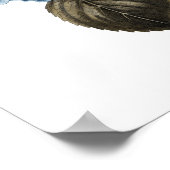 Blue Hydrangea Artwork #1 Botanische Wall Art Poster (Ecke)