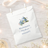 Blue Hydrangea Baby Dusche Tee Party Geschenktütchen (Ausgeschnitten)