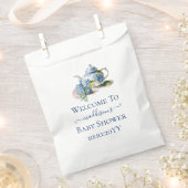 Blue Hydrangea Baby Dusche Tee Party Geschenktütchen (Ausgeschnitten)
