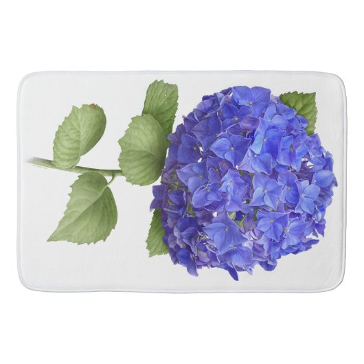 Blue Hydrangea Badematte (Vorderseite)