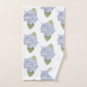 Blue Hydrangea Badhandtuch Set (Handtuch)