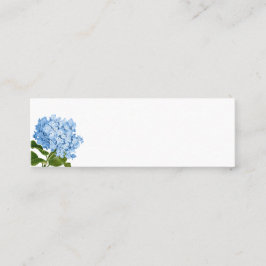 Blue Hydrangea Blank-Platzkarte Mini Visitenkarte
