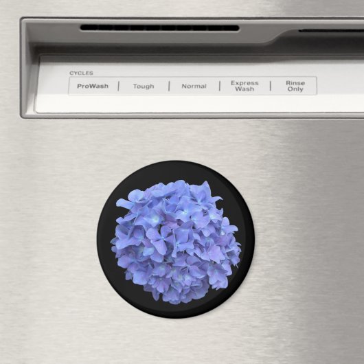 Blue Hydrangea Bloom Magnet (In Situ (Geschirrspüler))