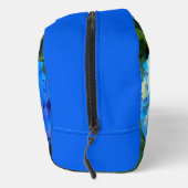 Blue Hydrangea Blooms Floral Waschbeutel (Rechts)