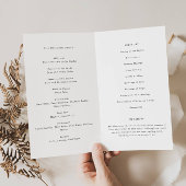 Blue Hydrangea Blooms Wedding Faltpaper Program Flyer