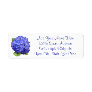 Blue Hydrangea-Blume