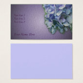 Blue Hydrangea-Blume (Vorne & Hinten)