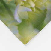 Blue Hydrangea Blume Abstrakt Natur Fleecedecke (Ecke)